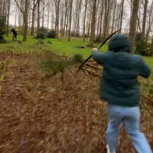 “Archery Tag spel in volle actie – Dagpakketverhuur”