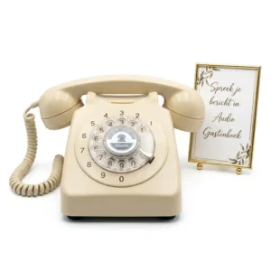 audio gastenboek voor feest of trouwdag